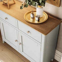2 Door 2 Drawer Solid Oak Sideboard Ready Assembled Linen - Taberno 7 2 Door 2 Drawer Solid Oak Sideboard Ready Assembled Linen - Taberno -Furniture Store 2 door 2 drawer solid oak sideboard ready assembled linen taberno5056413115430 03c MP