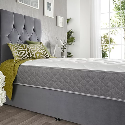 Aspire Cool Touch Diamond Memory Foam & Bonnell Spring Hybrid Mattress, Size Small Double 4 Aspire Cool Touch Diamond Memory Foam & Bonnell Spring Hybrid Mattress, Size Small Double - Image 2