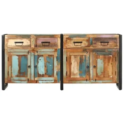Berkfield Sideboard 172x35x80 Cm Solid Reclaimed Wood -Furniture Store berkfield sideboard 172x35x80 cm solid reclaimed wood7720276105794 03c MP