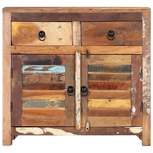 Berkfield Sideboard 70x30x68 Cm Solid Reclaimed Wood 4 Berkfield Sideboard 70x30x68 Cm Solid Reclaimed Wood - Image 2