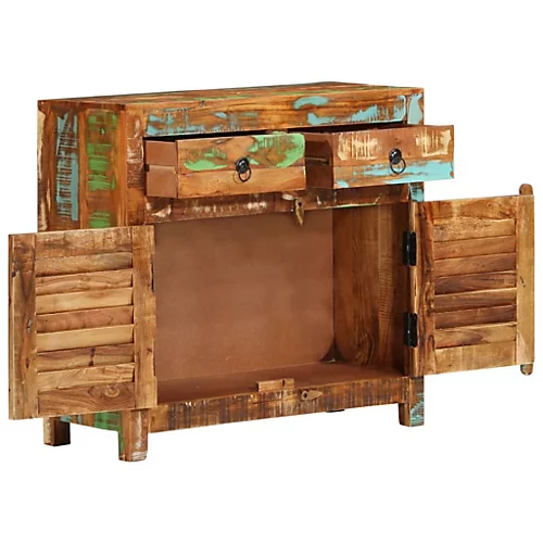 Berkfield Sideboard 70x30x68 Cm Solid Reclaimed Wood 6 Berkfield Sideboard 70x30x68 Cm Solid Reclaimed Wood - Image 4