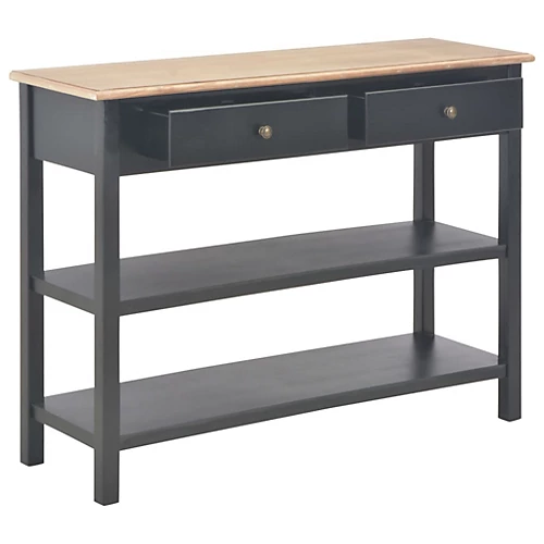 Berkfield Sideboard Black 110x35x80 Cm MDF 4 Berkfield Sideboard Black 110x35x80 Cm MDF - Image 2