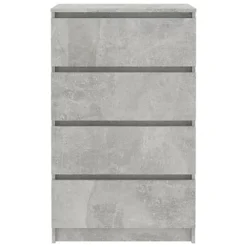 Berkfield Sideboard Concrete Grey 60x35x98.5 Cm Engineered Wood -Furniture Store berkfield sideboard concrete grey 60x35x98 5 cm engineered wood7719773739327 04c MP