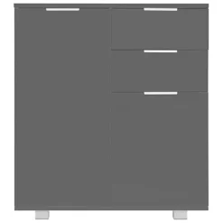 Berkfield Sideboard High Gloss Grey 71x35x76 Cm Engineered Wood -Furniture Store berkfield sideboard high gloss grey 71x35x76 cm engineered wood7719773592572 03c MP