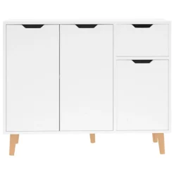 Berkfield Sideboard High Gloss White 90x30x72 Cm Engineered Wood -Furniture Store berkfield sideboard high gloss white 90x30x72 cm engineered wood7720276344170 03c MP