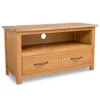 Berkfield TV Cabinet 90x35x48 Cm Solid Oak Wood 2 Berkfield TV Cabinet 90x35x48 Cm Solid Oak Wood -Furniture Store berkfield tv cabinet 90x35x48 cm solid oak wood6717475533153 01c MP