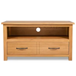Berkfield TV Cabinet 90x35x48 Cm Solid Oak Wood -Furniture Store berkfield tv cabinet 90x35x48 cm solid oak wood6717475533153 03c MP