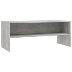 Berkfield TV Cabinet Concrete Grey 100x40x40 Cm Engineered Wood 7 Berkfield TV Cabinet Concrete Grey 100x40x40 Cm Engineered Wood -Furniture Store berkfield tv cabinet concrete grey 100x40x40 cm engineered wood6719773672106 02c MP