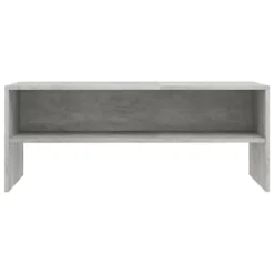Berkfield TV Cabinet Concrete Grey 100x40x40 Cm Engineered Wood 9 Berkfield TV Cabinet Concrete Grey 100x40x40 Cm Engineered Wood -Furniture Store berkfield tv cabinet concrete grey 100x40x40 cm engineered wood6719773672106 04c MP