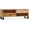 Berkfield TV Cabinet Solid Mango Wood 120x30x40 Cm -Furniture Store berkfield tv cabinet solid mango wood 120x30x40 cm6717475570744 01c MP
