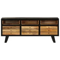 Berkfield TV Cabinet Solid Mango Wood 120x30x50 Cm -Furniture Store berkfield tv cabinet solid mango wood 120x30x50 cm6717475610700 02c MP