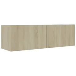 Berkfield TV Cabinet Sonoma Oak 100x30x30 Cm Engineered Wood -Furniture Store berkfield tv cabinet sonoma oak 100x30x30 cm engineered wood6719773914657 02c MP