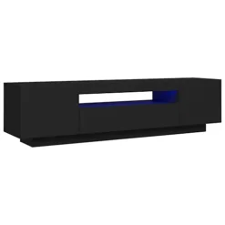 Berkfield TV Cabinet With LED Lights Black 160x35x40 Cm -Furniture Store berkfield tv cabinet with led lights black 160x35x40 cm7720276217379 02c MP