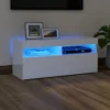 Berkfield TV Cabinet With LED Lights High Gloss White 90x35x40 Cm -Furniture Store berkfield tv cabinet with led lights high gloss white 90x35x40 cm7720276217976 01c MP