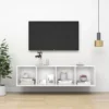 Berkfield Wall-mounted TV Cabinet White 37x37x142.5 Cm Engineered Wood -Furniture Store berkfield wall mounted tv cabinet white 37x37x142 5 cm engineered wood7720276353974 01c MP