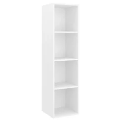 Berkfield Wall-mounted TV Cabinet White 37x37x142.5 Cm Engineered Wood -Furniture Store berkfield wall mounted tv cabinet white 37x37x142 5 cm engineered wood7720276353974 02c MP