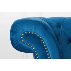 Birlea Chester 3 Seater Sofa Blue -Furniture Store birlea chester 3 seater sofa blue5056206618384 04c MP