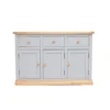 Bomporto Light Grey 3 Drawer 3 Door Sideboard Wood Knob -Furniture Store bomporto light grey 3 drawer 3 door sideboard wood knob5060742755151 01c MP