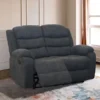 BOSTON MANUAL FABRIC RECLINER SOFA GREY -Furniture Store boston manual fabric recliner sofa grey5055744825247 01c MP