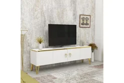 Caprice TV Unit Stand Bench 150 Cm - White -Furniture Store caprice tv unit stand bench 150 cm white8628605451229 03c MP