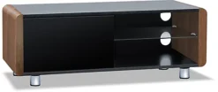Centurion Supports Amalfi Gloss Black With Walnut Sides Beam-Thru Remote Friendly Up To 55inch Flat Screen TV Cabinet 9 Centurion Supports Amalfi Gloss Black With Walnut Sides Beam-Thru Remote Friendly Up To 55inch Flat Screen TV Cabinet -Furniture Store centurion supports amalfi gloss black with walnut sides beam thru remote friendly up to 55inch flat screen tv cabinet5060459206069 04c MP