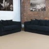 Chicago Jumbo Cord 3&2 Seater Sofa Set Black -Furniture Store chicago jumbo cord 3 2 seater sofa set black7427285314616 01c MP