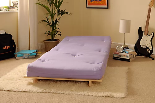 Comfy Living 3ft Futon Set In Lilac 4 Comfy Living 3ft Futon Set In Lilac - Image 2
