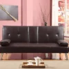 Comfy Living Verona Sofa Bed In Chocolate