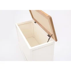Consenza Off White Blanket Box Ottoman -Furniture Store consenza off white blanket box ottoman5060697030181 04c MP