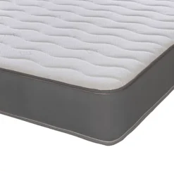 Cooltouch Essentials Wave 18cm Deep Grey Border Quilted Hybrid Spring Mattress Double