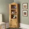 Corona Corner Bookcase Pine Display Cupboard 3 Book Shelves Mexican -Furniture Store corona corner bookcase pine display cupboard 3 book shelves mexican5060745810635 01c MP