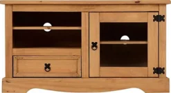 Corona TV Entertainment Unit In Distressed Waxed Pine Finish 8 Corona TV Entertainment Unit In Distressed Waxed Pine Finish -Furniture Store corona tv entertainment unit in distressed waxed pine finish5056065605334 03c MP