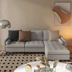 Costway Modular Sectional Sofa Couch Extra Large L-Shaped Sofa W/ 2 USB Ports -Furniture Store costway modular sectional sofa couch extra large l shaped sofa w 2 usb ports6085650605618 04c MP