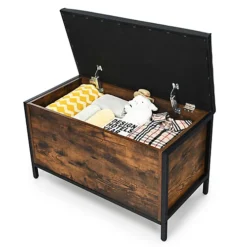 Costway Shoe Changing Bench Entryway & Bed End Storage Bench