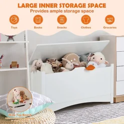Costway Wooden 2-in-1 Kid's Flip- Top Toy Storage Chest 9 Costway Wooden 2-in-1 Kid's Flip- Top Toy Storage Chest -Furniture Store costway wooden 2 in 1 kid s flip top toy storage chest6085649251758 04c MP