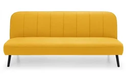 Curved Back Sofa Bed - Mustard -Furniture Store curved back sofa bed mustard0600736067911 03c MP