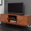 Dark Chevron Television TV Entertainment Storage Cabinet -Furniture Store dark chevron television tv entertainment storage cabinet5016319136045 01c MP