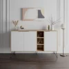 Decortie Clara Console Sideboard Display Unit Oak White -Furniture Store decortie clara console sideboard display unit oak white8680812110009 01c MP