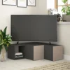 Decortie Compact Modern TV Stand Multimedia Centre TV Unit Anthracite Grey Mocha Grey With Storage Cabinet 94.2cm -Furniture Store decortie compact modern tv stand multimedia centre tv unit anthracite grey mocha grey with storage cabinet 94 2cm8680812185045 01c MP
