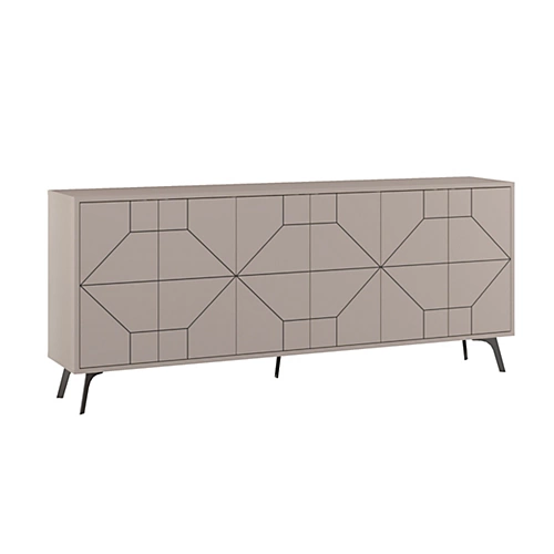 Decortie Dune Console Sideboard Display Unit 183 Mocha Grey 4 Decortie Dune Console Sideboard Display Unit 183 Mocha Grey - Image 2