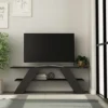 Decortie Farfalla Modern TV Stand Multimedia Centre TV Unit Anthracite Grey With Shelves 120cm -Furniture Store decortie farfalla modern tv stand multimedia centre tv unit anthracite grey with shelves 120cm8680812124273 01c MP