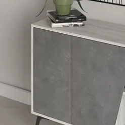 Decortie Fiona Console Sideboard Display Unit 150 Ancient White Retro Grey -Furniture Store decortie fiona console sideboard display unit 150 ancient white retro grey8680812119804 04c MP