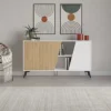 Decortie Fiona Console Sideboard Display Unit 150 White Oak -Furniture Store decortie fiona console sideboard display unit 150 white oak8680812119798 01c MP