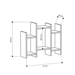 Decortie Potti Modern Coffee Table White Multipurpose H 65cm -Furniture Store decortie potti modern coffee table white multipurpose h 65cm8680812150531 03c MP