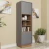Display Cabinet Sideboard Cabinet Cupboard TV Stand Living Room Oak & Grey -Furniture Store display cabinet sideboard cabinet cupboard tv stand living room oak grey5060970908978 01c MP