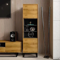 Display Cabinet Sideboard Cabinet Cupboard TV Stand Living Room Oak