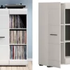 Display Shelving Bookcase Cabinet Compact Storage 1 Door Unit White Gloss Fever 2 Display Shelving Bookcase Cabinet Compact Storage 1 Door Unit White Gloss Fever -Furniture Store display shelving bookcase cabinet compact storage 1 door unit white gloss fever5901451020362 01c MP