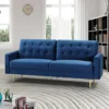 Emerson 3 Seat Velvet Sofa - Blue -Furniture Store emerson 3 seat velvet sofa blue5060980880141 01c MP