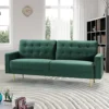 Emerson 3 Seat Velvet Sofa - Green 2 Emerson 3 Seat Velvet Sofa - Green -Furniture Store emerson 3 seat velvet sofa green5060980880158 01c MP