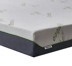 Ezysleep 18cm Bamboo Foam Mattress, Firm Comfort, Silent, Cleanable Cover, No Springs, King 5FT, 150 X 200cm